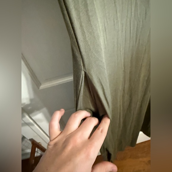 Grecerelle Olive Green Maxi Dress NWT - Picture 5 of 8